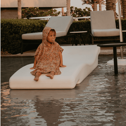 Swim Essentials Beach Poncho - Multicolor - Flor - 50 X 50 Cm