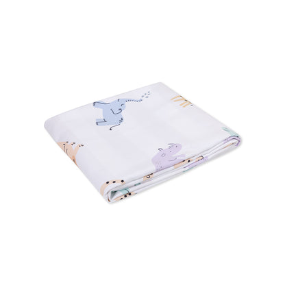 Toalla de playa Swim Essentials de microfibra - Multicolor - Vida salvaje - 135 x 65 cm