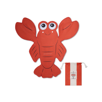 Swim Essentials Beach Towel Microfiber - Red - Lobster - 140 Cm