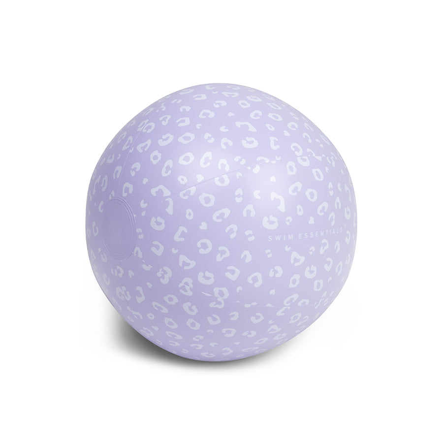 Swim Essentials Beachball - Lila - Leopard
