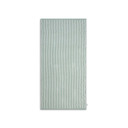 Swim Essentials Strandtuch Baumwolle – Grün – Resort-Streifen – 135 x 65 cm