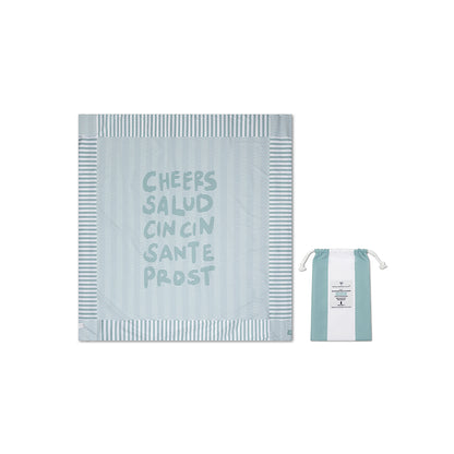 Swim Essentials Strandtuch Mikrofaser – Grün – Cheers – 180 x 180 cm