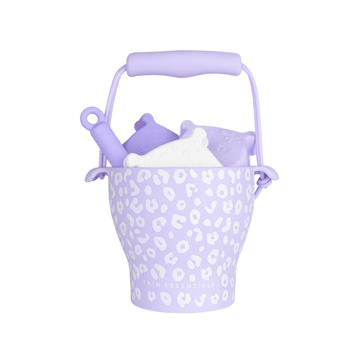 Swim Essentials Strandspeelgoed - Lila - Luipaard