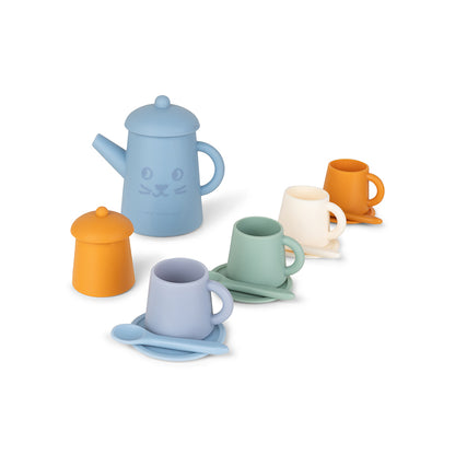 Swim Essentials Silicone Tea Set Toys - Multicolor - Pure Tones