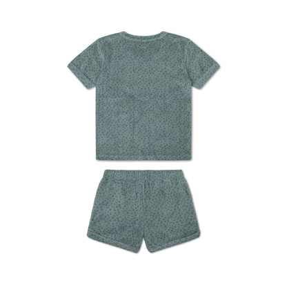 Swim Essentials Beachwear Ragazzi - Mussola - Verde - Leopardato
