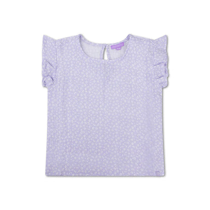 Swim Essentials Beachwear Filles - Mousseline - Lila - Léopard