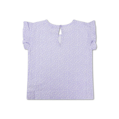 Swim Essentials Beachwear Filles - Mousseline - Lila - Léopard