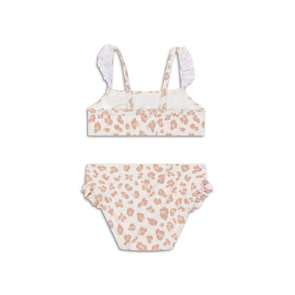 Swim Essentials Bikini - Béžová - Leopard