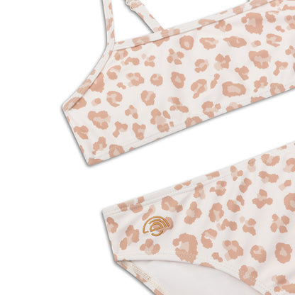 Swim Essentials Bikini - Béžová - Leopard