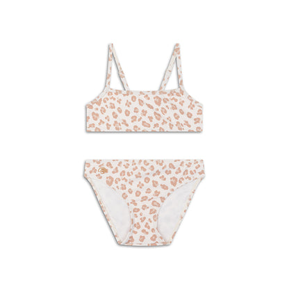 Swim Essentials Bikini - Béžová - Leopard