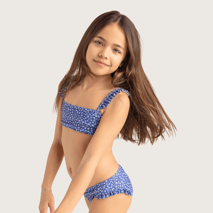 Swim Essentials Bikini - Blue - Leopard