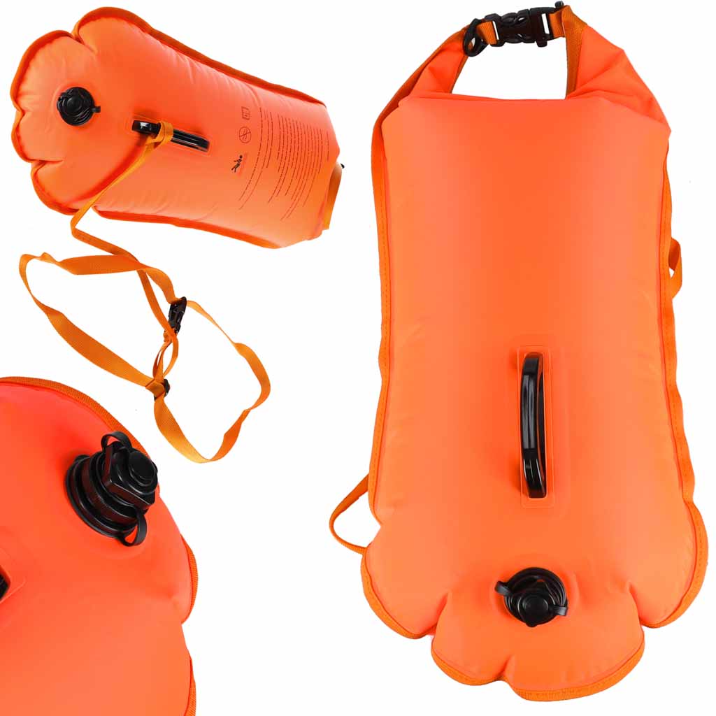 Swimming Buoy Rescue Buoy Swimming Dry Pocket Whistle 28l