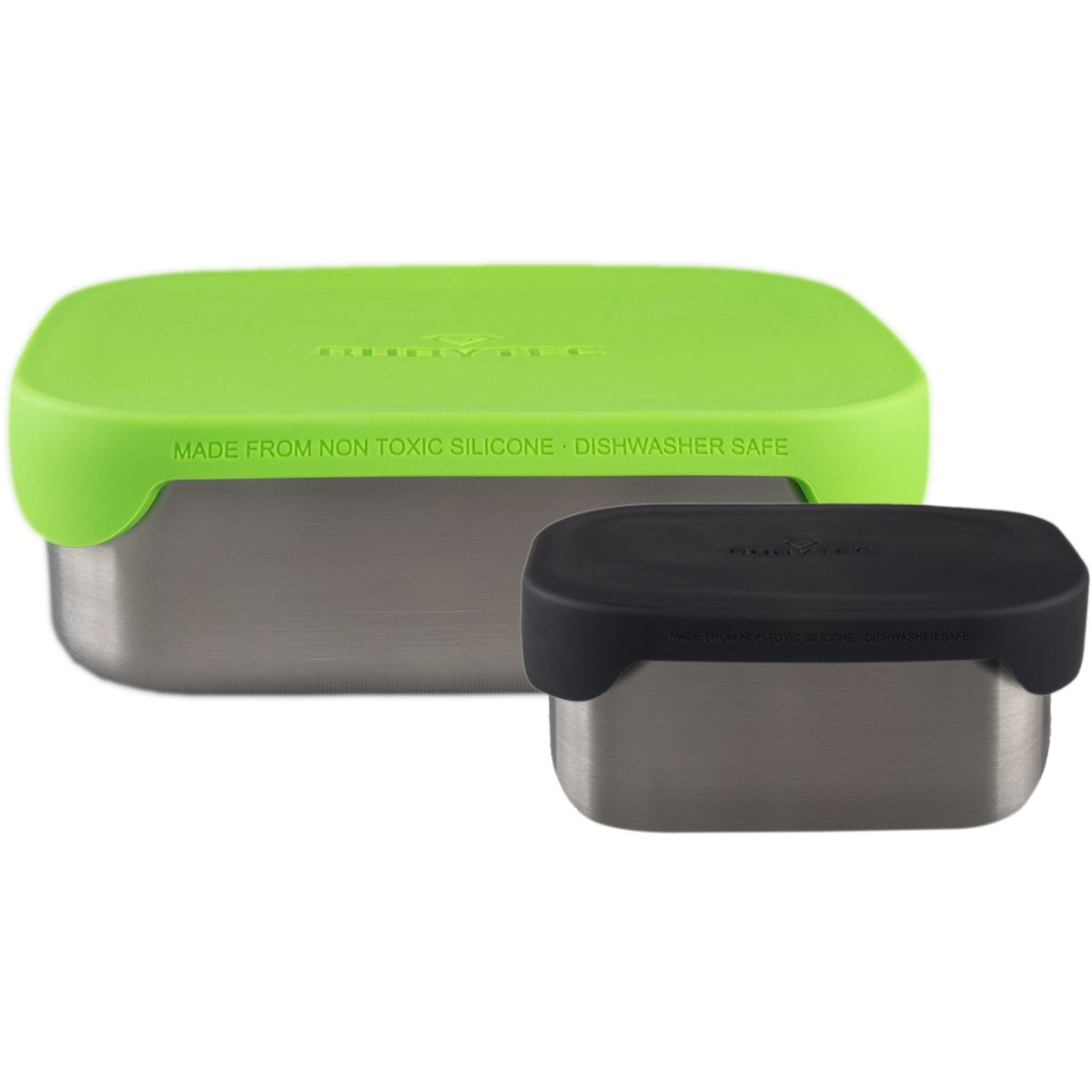 Lancheira Rubytec Superhero Duo Sst 0,8l + Snackbox 0,3 Verde