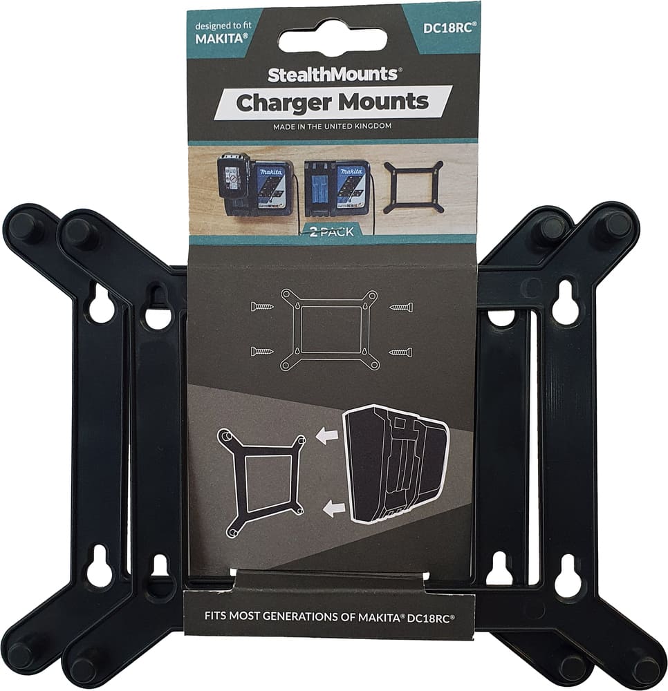 Makita Dc18rc Charger Mounts 2 Pack Stealthmounts