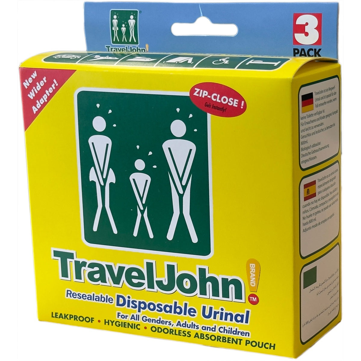 Traveljohn Pet Urine Bags 3 Pieces