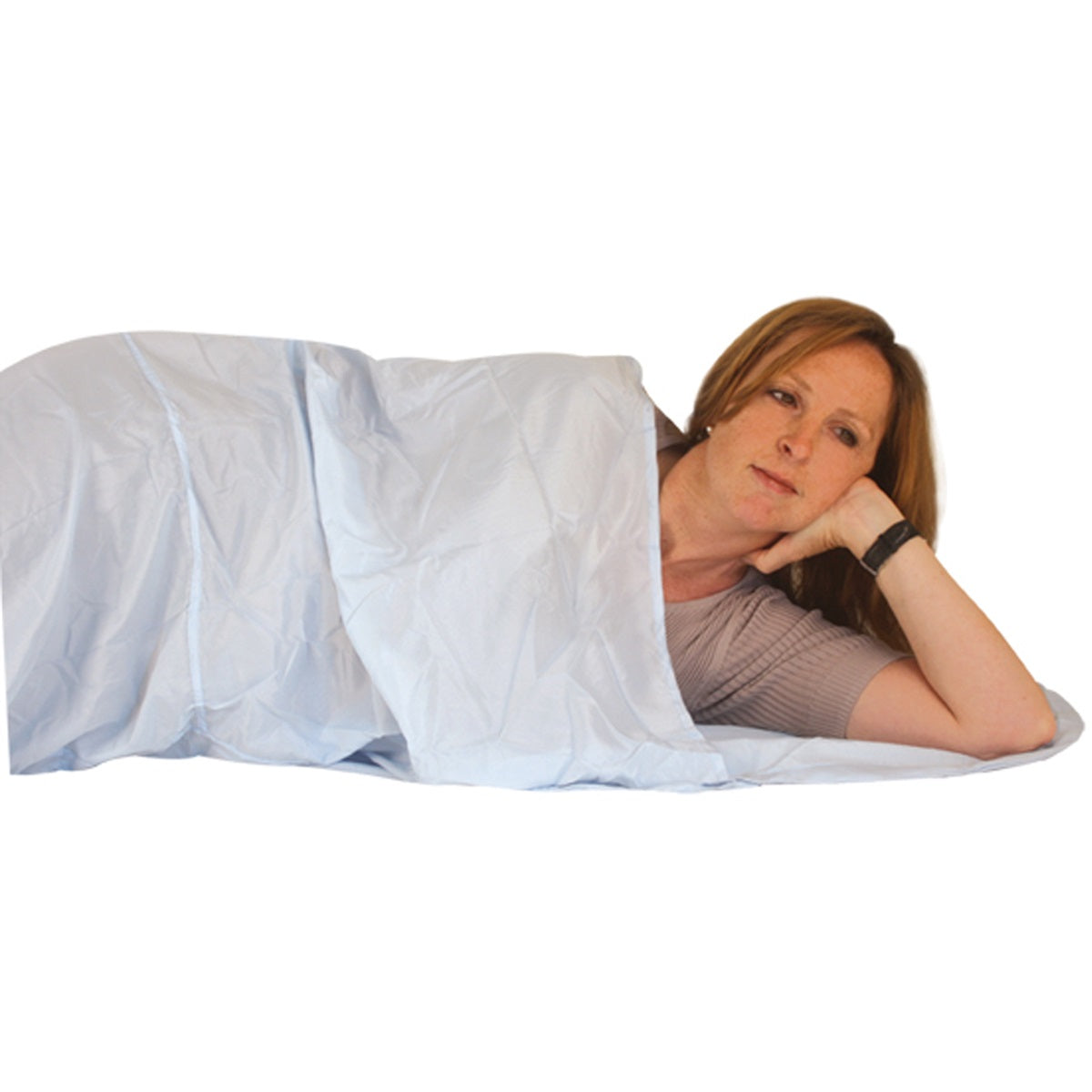 Envelope de algodão com entrada para saco de dormir Travelsafe
