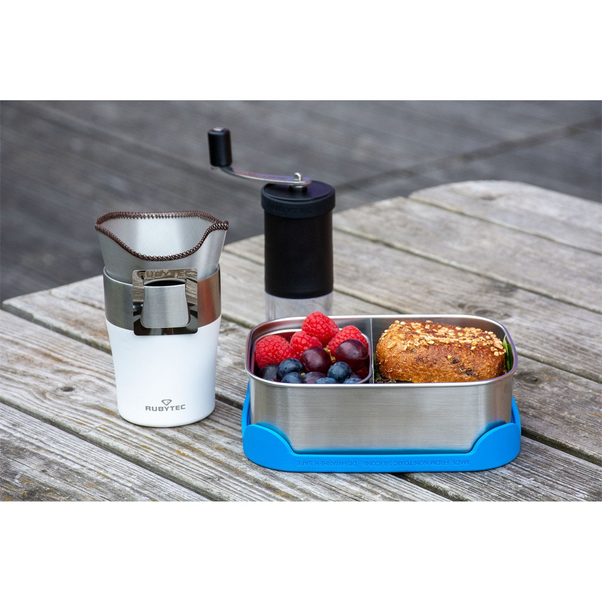 Rubytec Superhero Duo Sst Lunchbox 0.8l + Snackbox 0.3l Blue