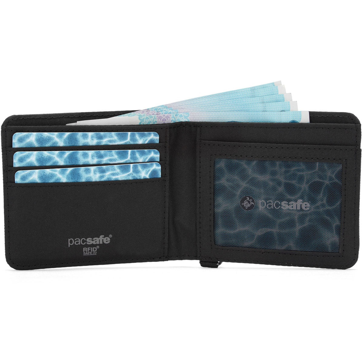 Pacsafe Rfidsafe Bifold Wallet Carbon