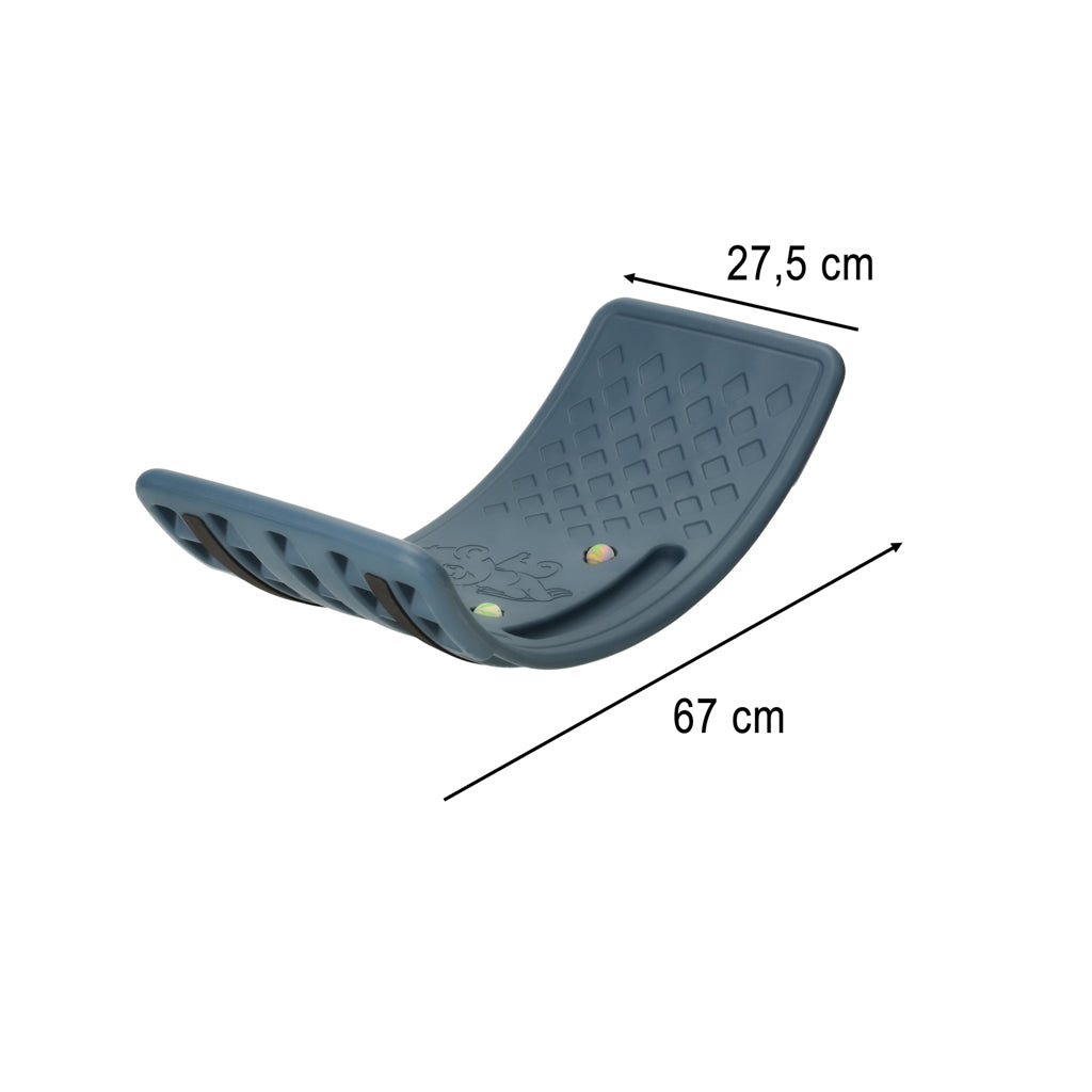 Balancing Board With Embossing 83x28cm Blue