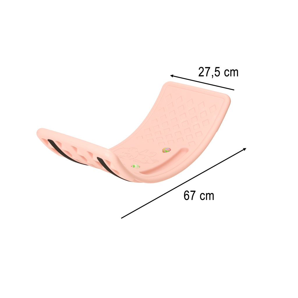 Balancing Board With Embossing 83x28cm Pink