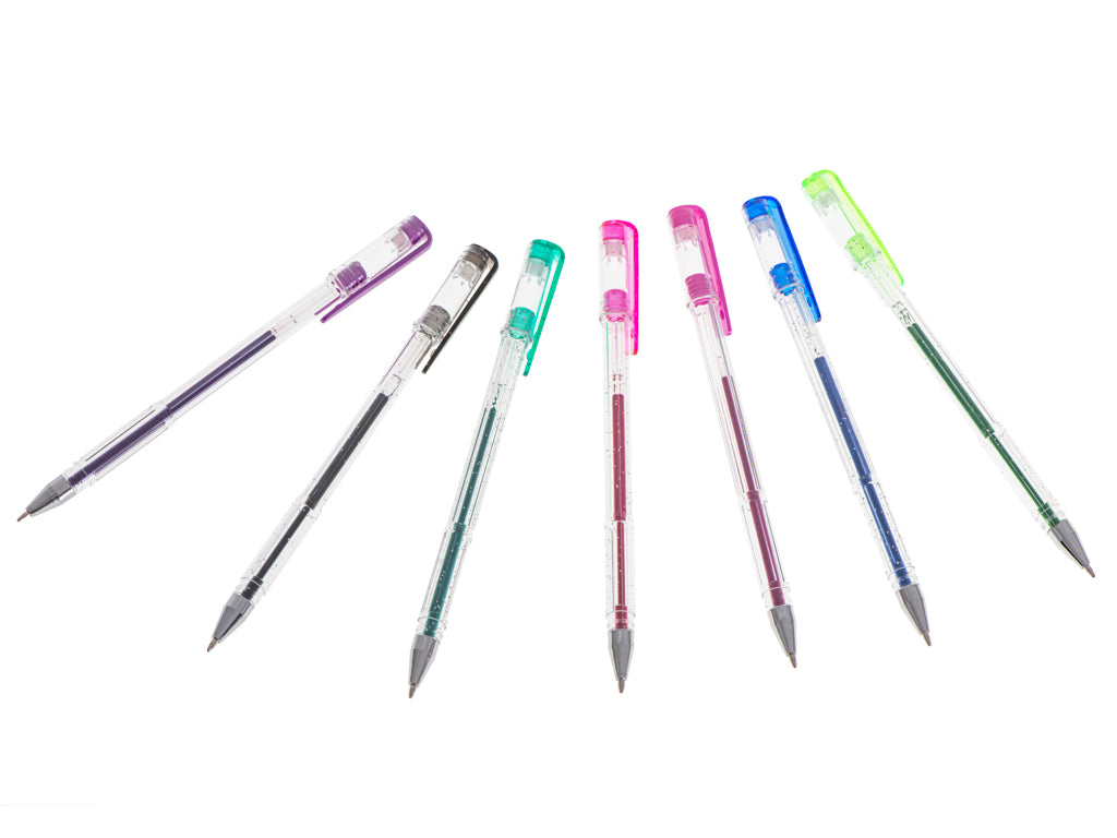 Color Glitter Gel Pens Set Of 25pcs.