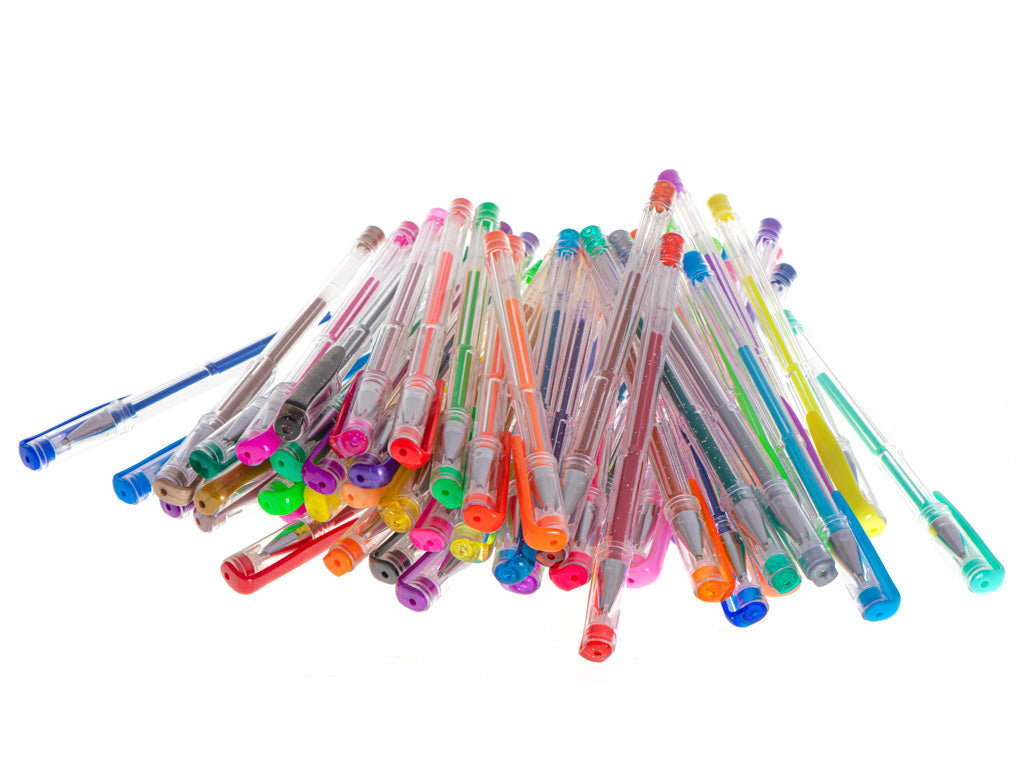 Color Glitter Gel Pens Set Of 50pcs.