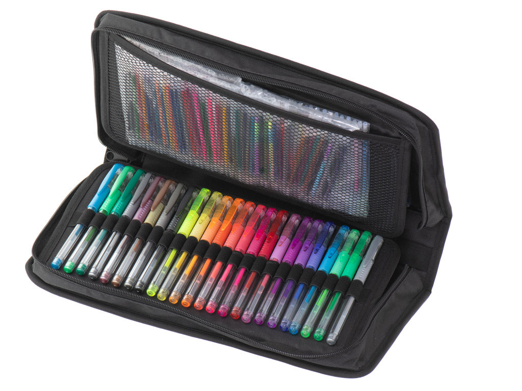 Color Gel Pens In Case 120pcs + 120 Refills
