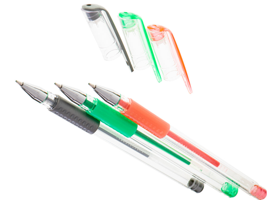 Color Gel Pens In Case 120pcs + 120 Refills