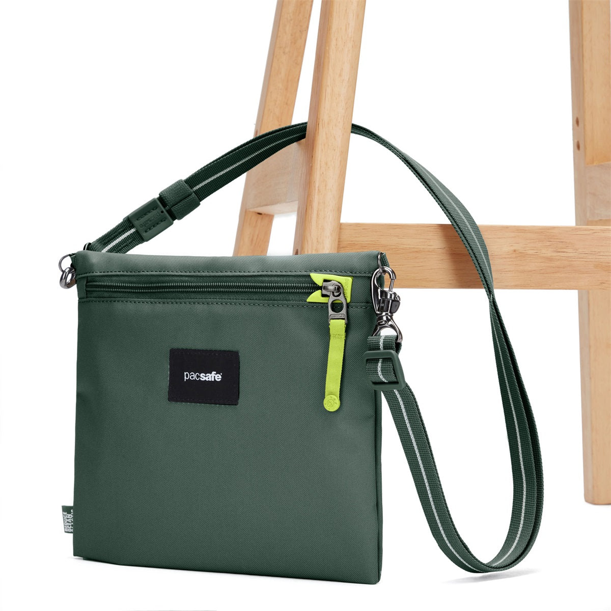 Pacsafe Go Crossbody Pouch Spruce Green