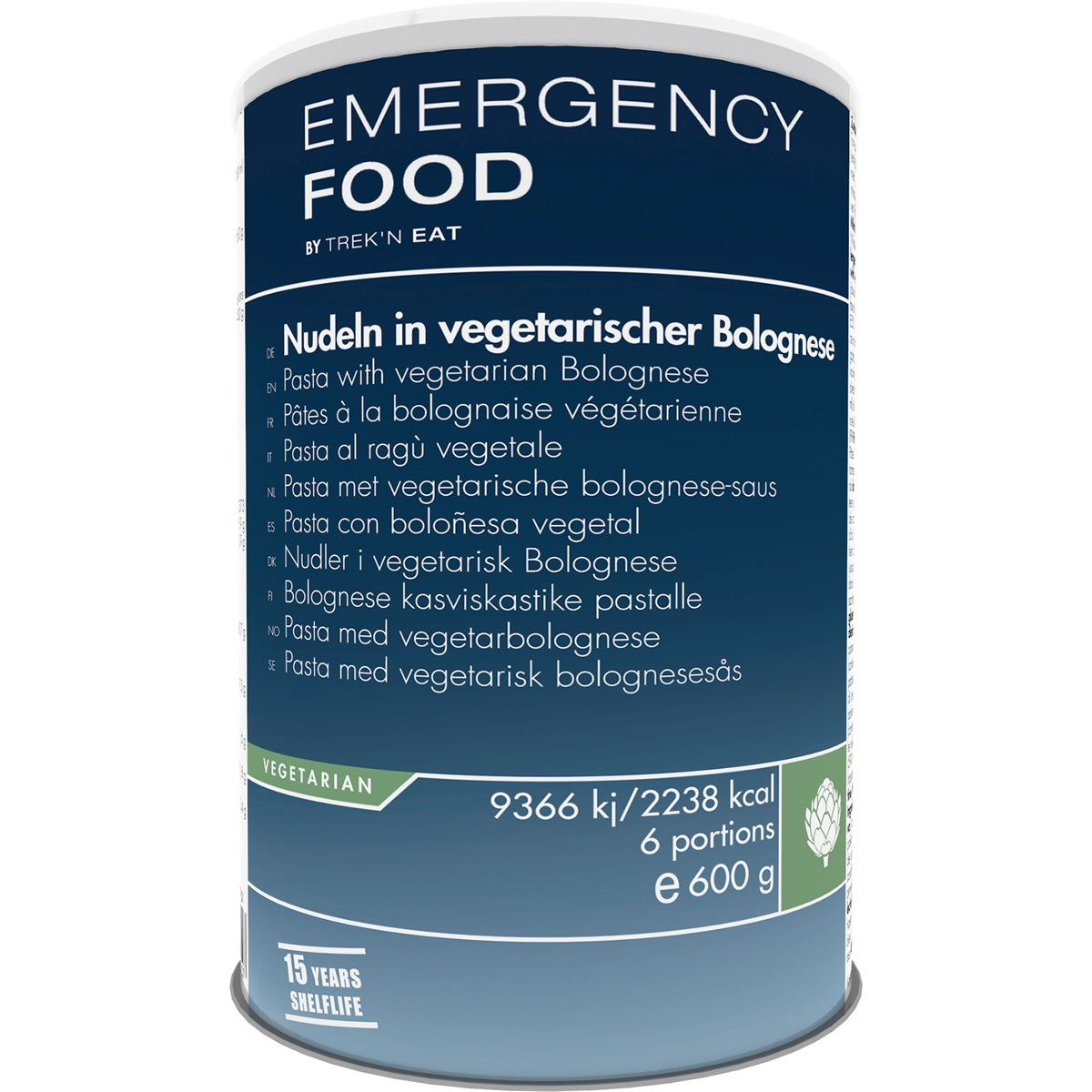 Trek'n Eat Emergency Food Pasta With Vegetarian Bolognese