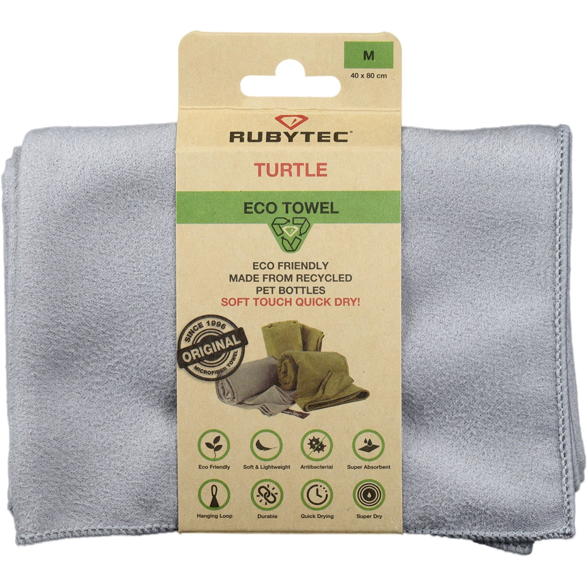 Rubytec Turtle Eco Towel Grey M