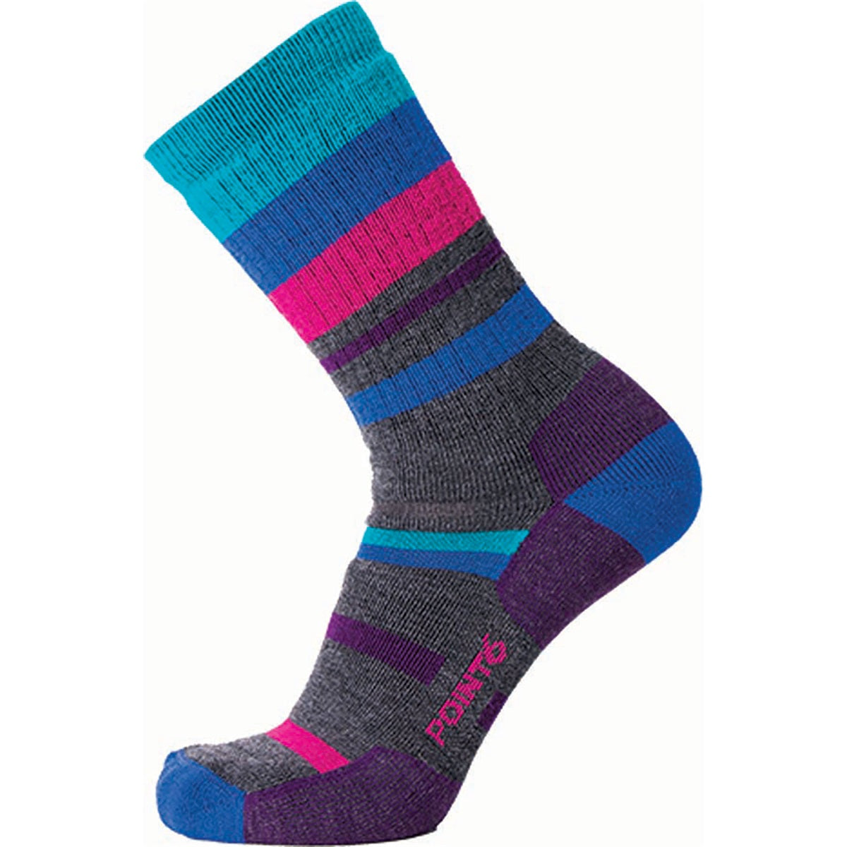 Point6 Mixed Stripe Medium Crew Imperial
