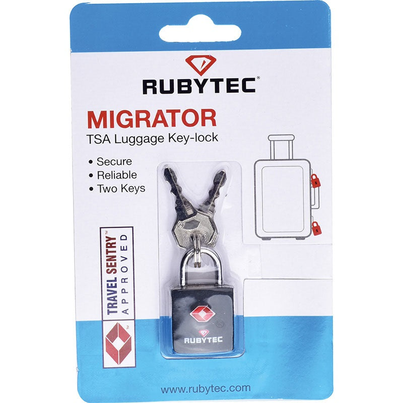 Rubytec Migrator Tsa Luggage Key Lock Black