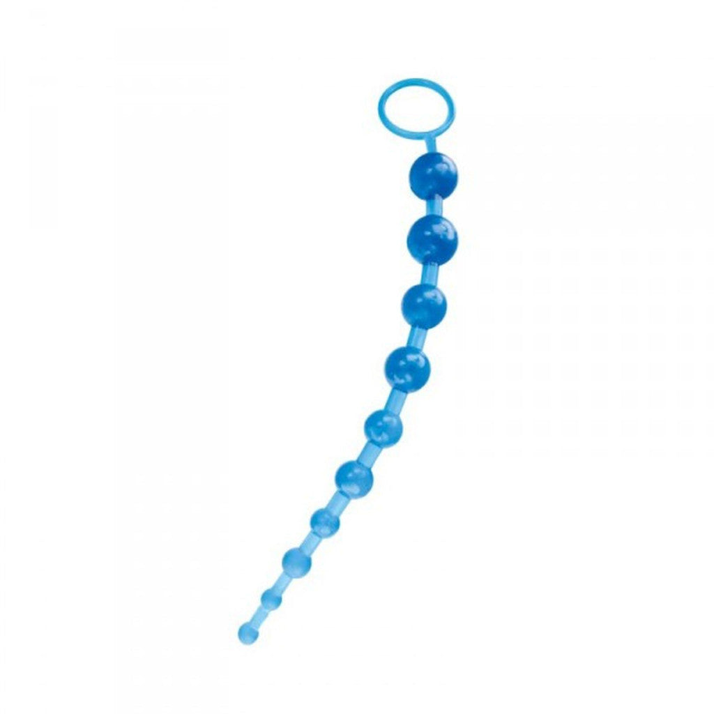 Soft Jelly 10 Beaded Plug Anal Toy