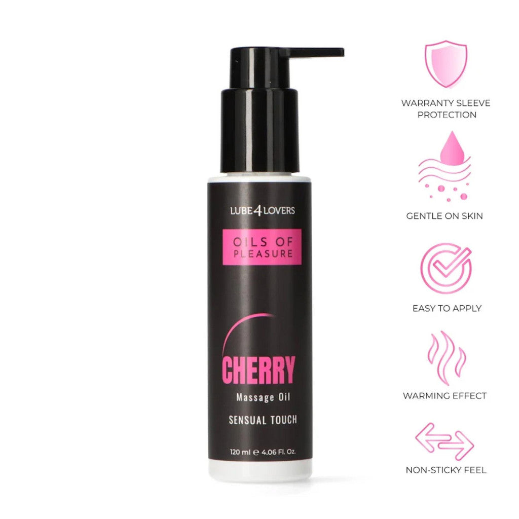 Oils Of Pleasure Massage Oil 120 Ml With Cherry Scent