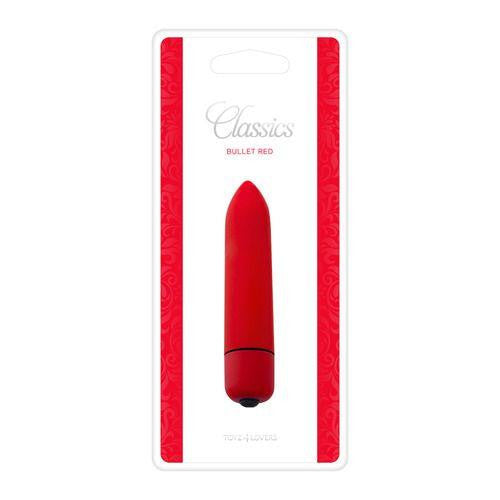 Toyz4lovers Vibrator Waterproof Silent 9 Cm Red