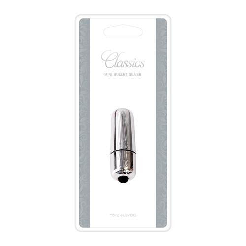 Vibrator Mini Vibrating Waterproof Silent Silver