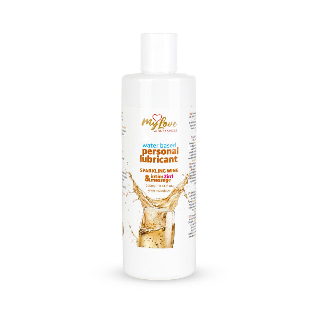 Mylove Intimate And Massage Oil 2 In 1 Champagne Scent 300 Ml