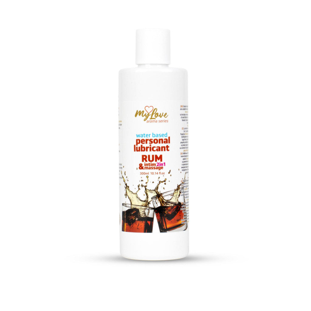 Mylove Intimate Gel And Massage Oil 2in1 Rum 300ml