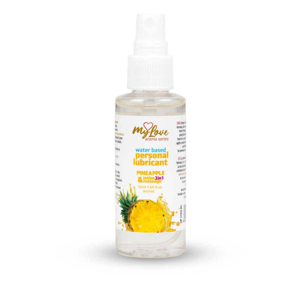 Mylove Intimate Gel And Massage Oil 2 In 1 Tropical Pineapple 50 Ml