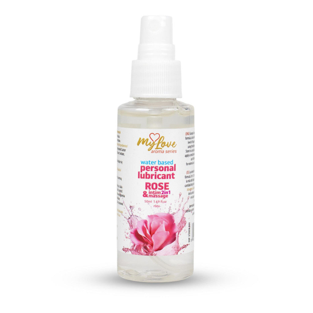 Mylove Intimate Gel And Massage Oil 2in1 Scented Rose 50 Ml