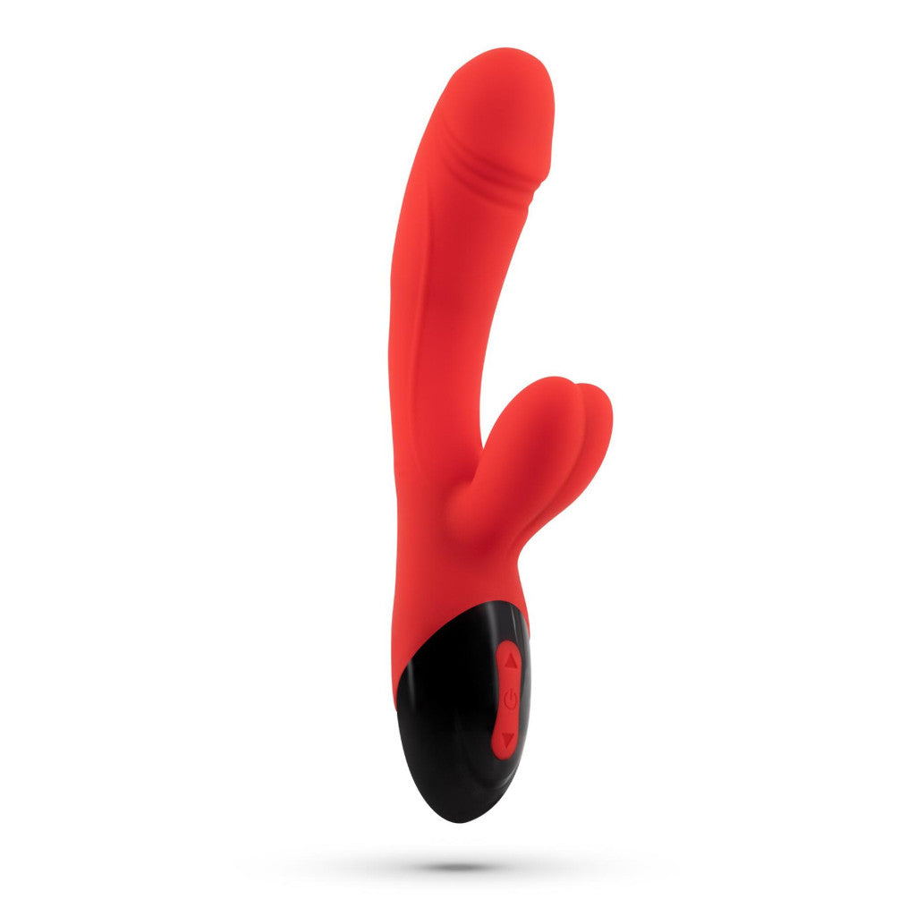 Crushious Vibrator Vibrating 8 Modes 5 Speeds Usb Charging 20 Cm Black
