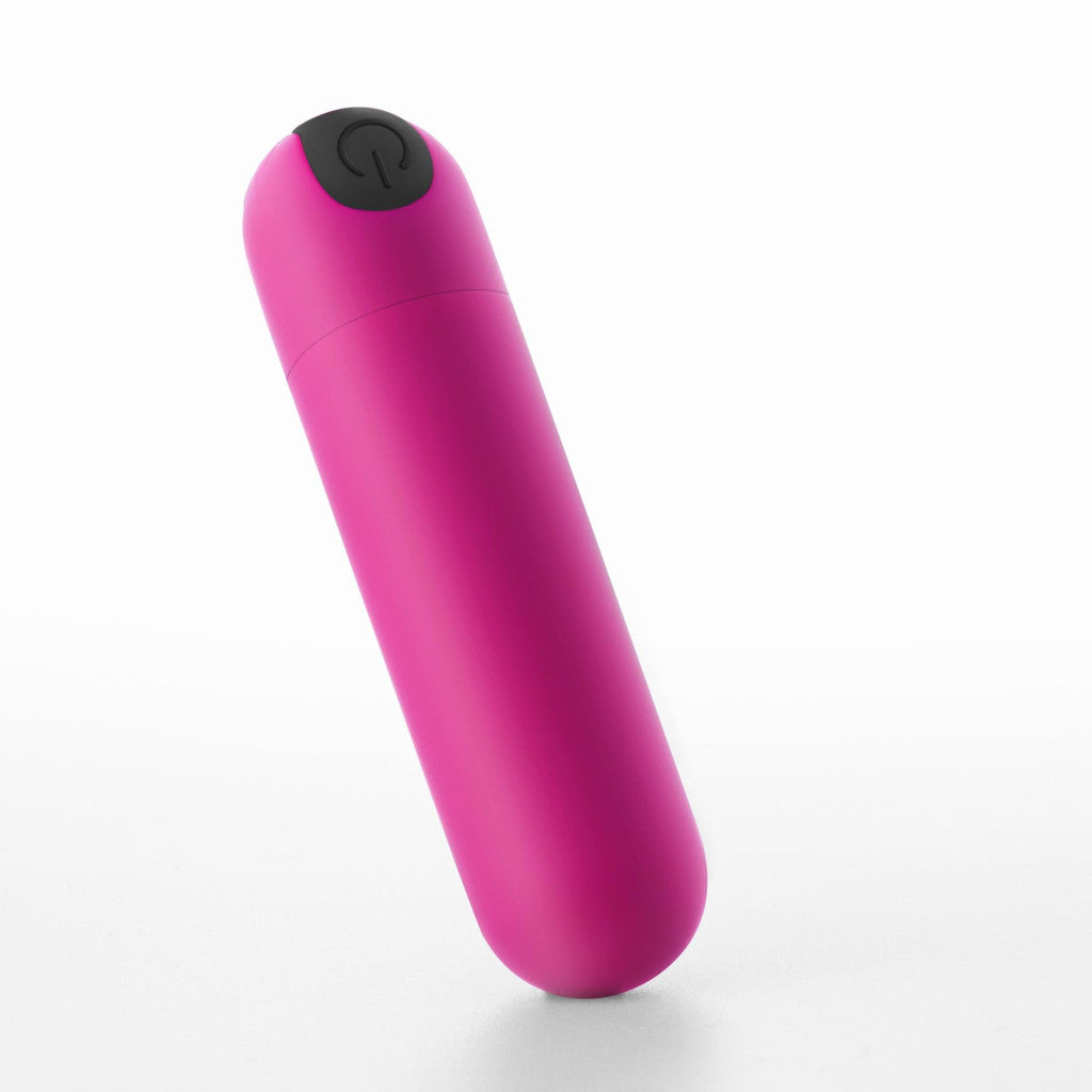 Crushious Vibrator 10 Modes Silicone Waterproof 7.6 Cm Pink