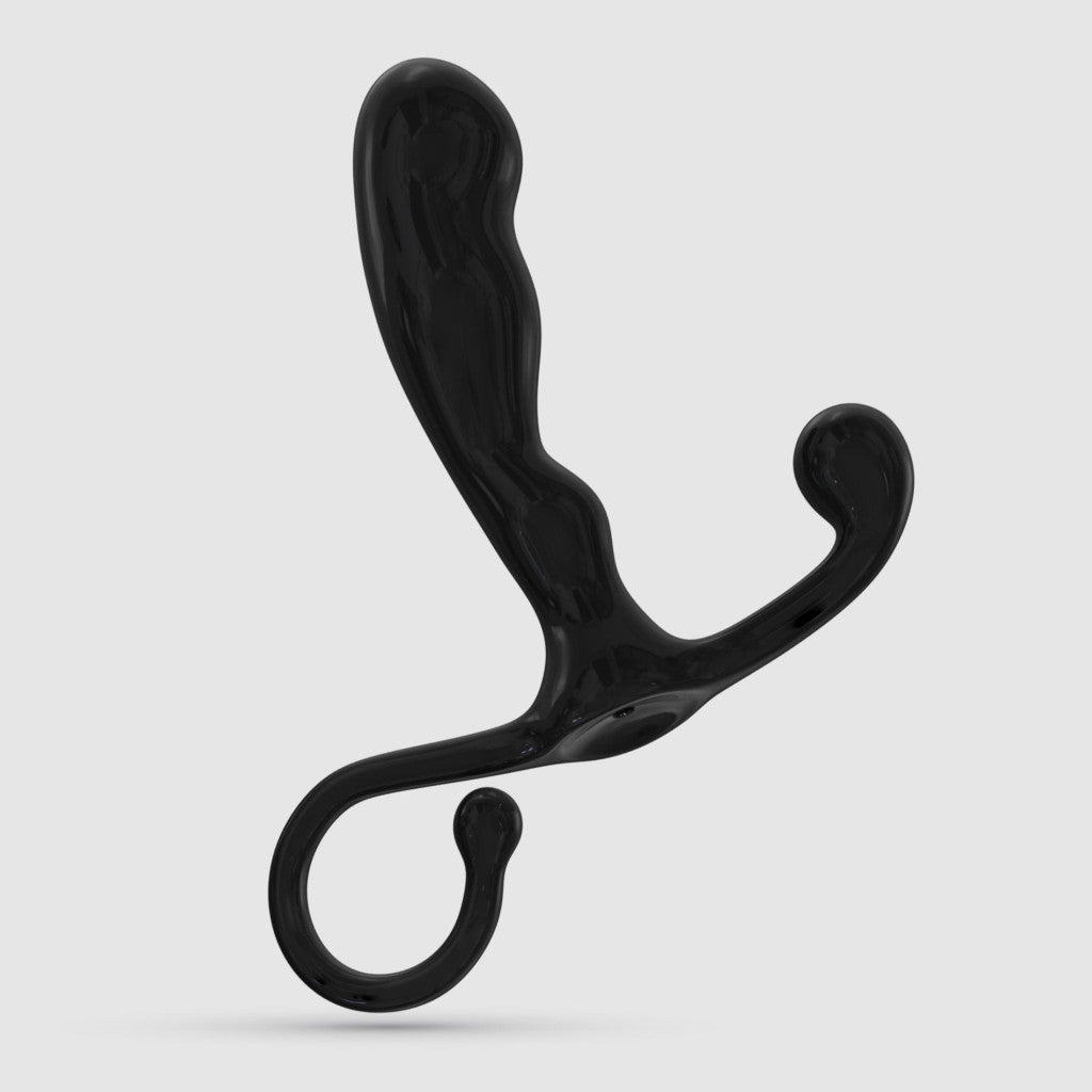 Crushious Prostate Massager Smooth Intense Waterproof 15 Cm Black