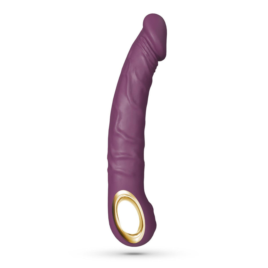 Crushious Vibrator Bendable 10 Modes Usb Charging 22.5 Cm Purple
