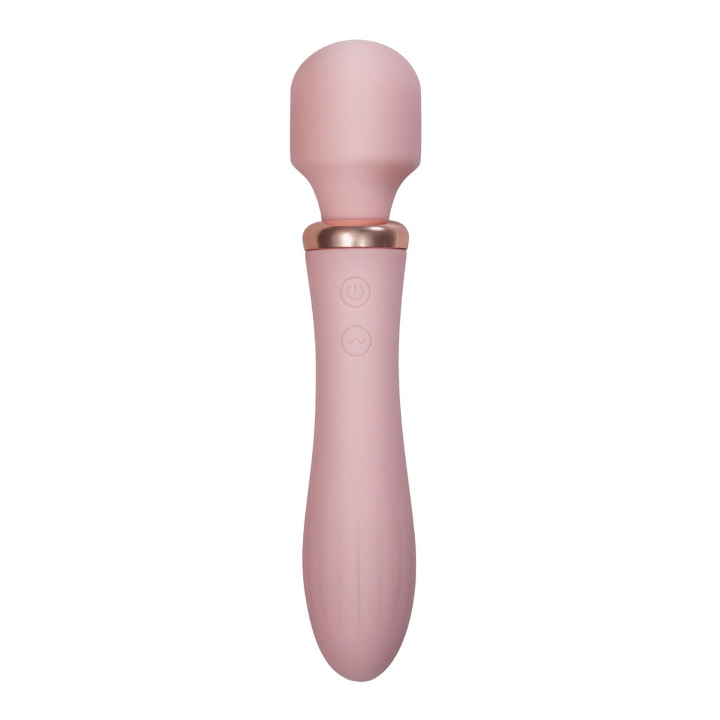 Crushious Vibrator 10 Modes Heatable 21 Cm Pink