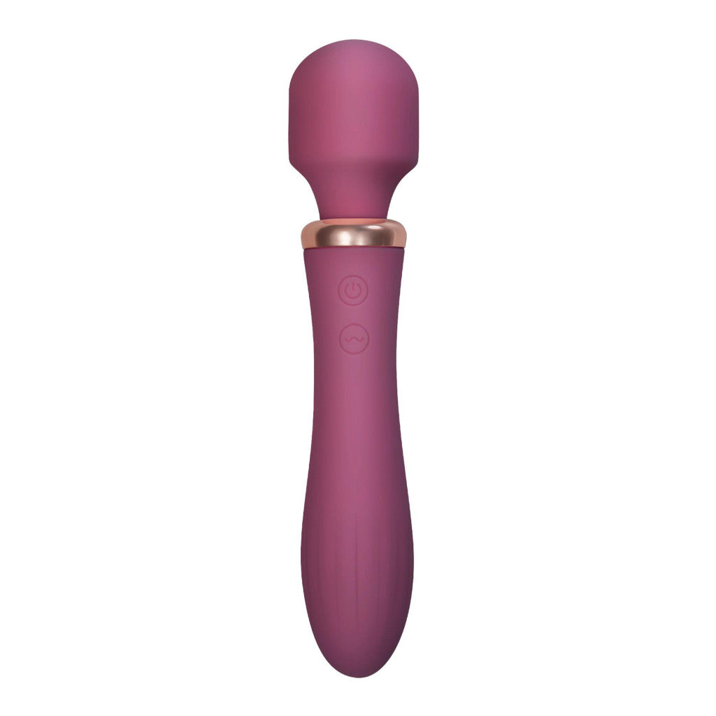 Crushious Vibrator 10 Modes Heatable 21 Cm Red