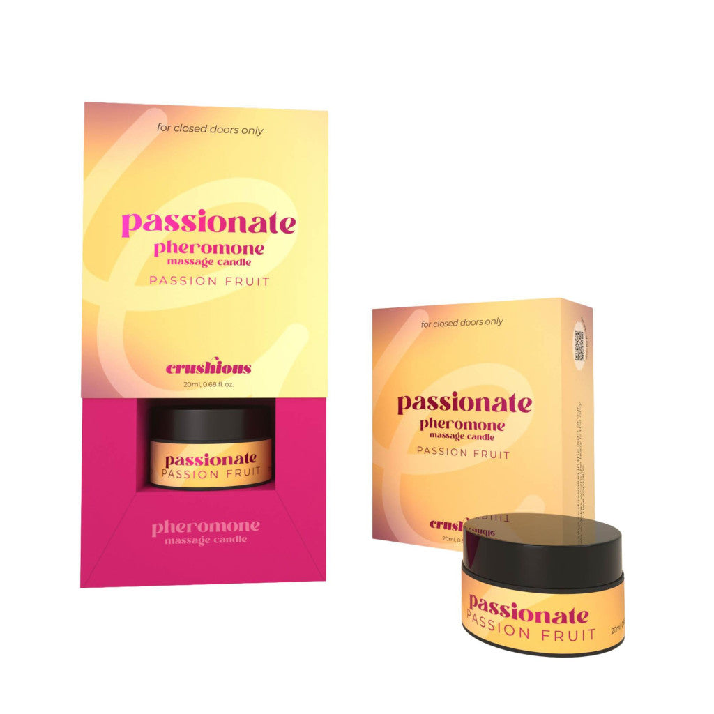 Crushious Massage Candle With Pheromones Passion Fruit Scent 20ml