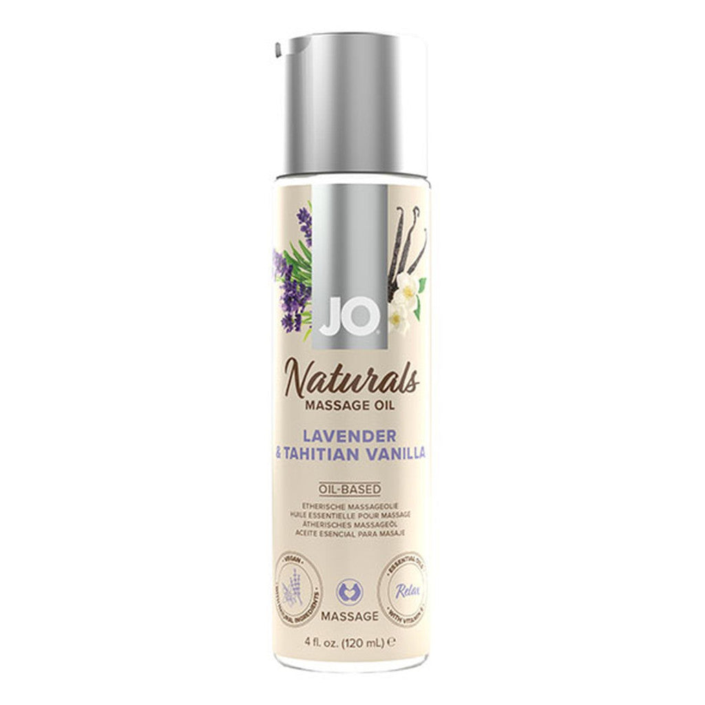 System Jo Naturals Massage Oil Lavender And Vanilla 120 Ml
