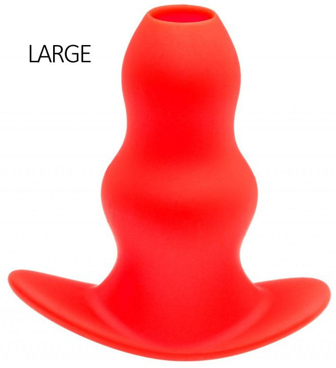 Plug Tunnel Stretch Red – Large 15 X 7 Cm Pleasure Indulgence